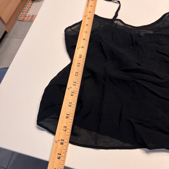 Reformation Black Sheer Viscose Camisole Top Size Small - Picture 6 of 6